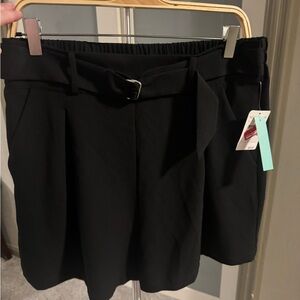 Abound Black Elastic Waist Skirt